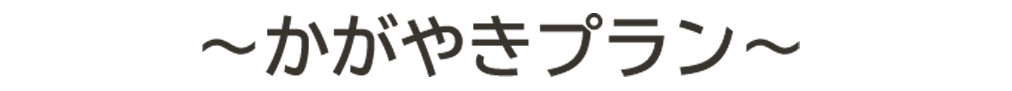 ～かがやきプラン～
