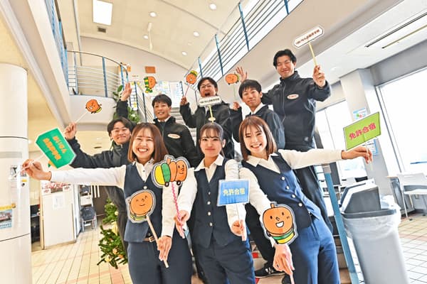 女性の教官が比較的多い