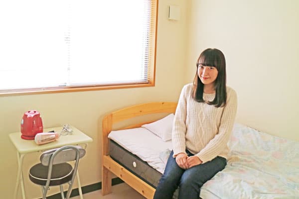 校舎・宿舎は全面禁煙で清潔