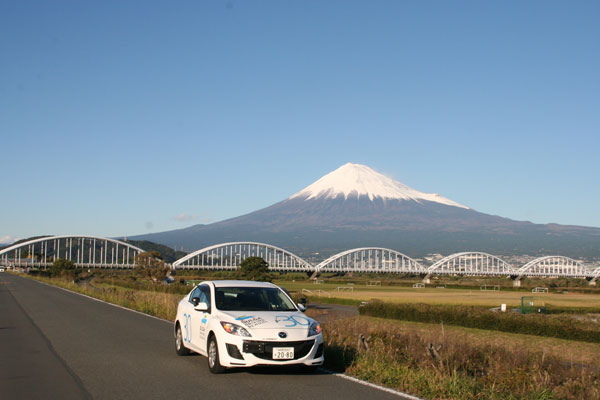 富士山が見られる路上教習