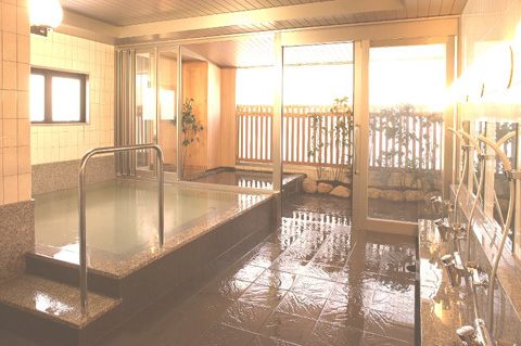 宿泊施設「キャッスルイン」内にある大浴場です。身体も心もリフレッシュ！